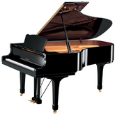 Yamaha C7 Grand Piano - Black ( Reconditioned )